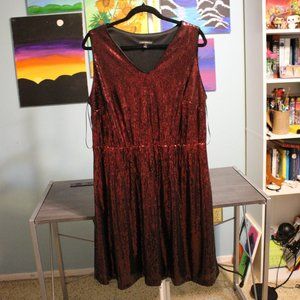 Red Sequins Lane Bryant Dress